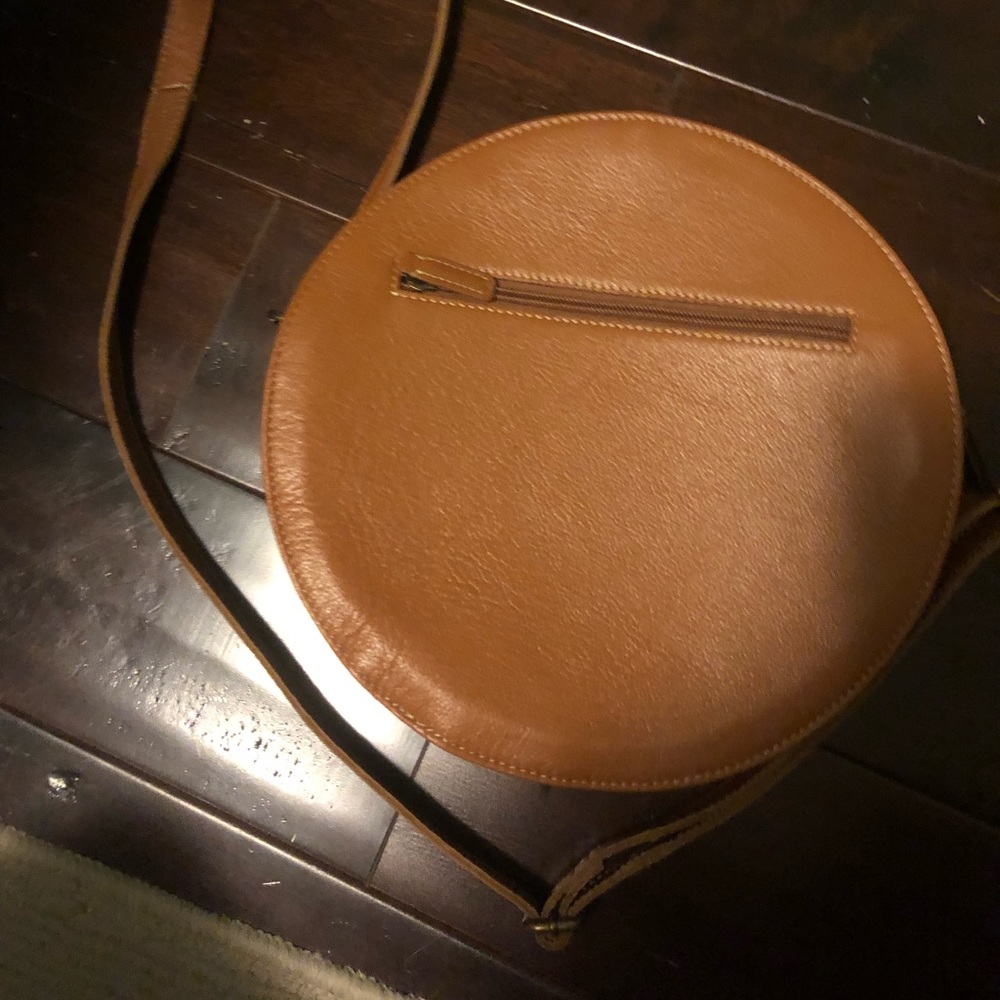 Western Cowhide and Tooled Leather Canteen Purse - Picture 2 of 6